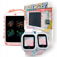 Bemi Linki Kids' Smartwatch &amp; Doodle Set: 4G LTE, Health Tracking, GPS, Games, 10" Tablet in Pink - Ideal Gift, Available on Shopee