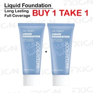 Ten Twenty Matte Flawless Waterproof Liquid Foundation Full Coverage Concealer for