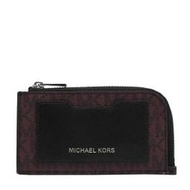 【W小舖】MICHAEL KORS MK 紅色防刮PVC皮革 名片夾 卡片夾 錢包 零錢包~M88494