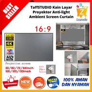 Kain Layar Proyektor Anti-light Ambient Screen Curtain Layer screen lcd proyektor Untuk Presentase