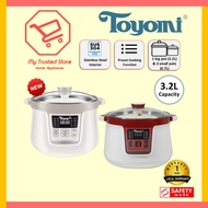 Toyomi (SC 3289) 3.2L Double Boiler, Stew Cooker & Steamer *Available in new colour*