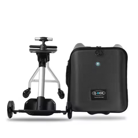 Can Ride High Quality And Convenient Kids Scooter Suitcase Lazy Carry On Rolling Luggage Ride On Tro