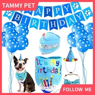 Dog Birthday Party Supplies - Birthday Squeaky Cake Toys Dog Birthday Hat Dog Bandana Birthday Banne