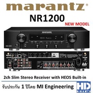 Marantz NR1200 Slim Stereo  Receiver Slim Stereo 2ch Receiver with HEOS Built-in Black