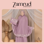 [LOCAL STOCK] NEW RELEASE Telekung Cotton Sulam/Embroidered Siti Khadijah Style Jumbo Size + Matchin