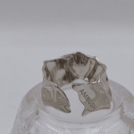 AMBUSH Open Ring Men's And Women's Irregular Ins Simple Cold Style Adjustable Niche Design