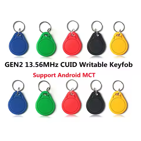 5/10pcs CUID Android App MCT Modify UID Changeable NFC 1k s50 13.56MHz Rewritable keyfobs Block 0 Wr