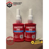 Loctite 243 / Loctite 242 (50ml )Threadlocker original form henkel Malaysia With QR Code‼️