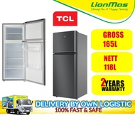 TCL 165L 2 DOOR REFRIDGERATOR - PETI SEJUK - FRIDGE FREEZER