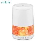 MiLife Salt Lamp Humidifier Aromatherapy Machine 3 Levels Lightness 2/4/6-Hour Timer Auto Shut-Off
