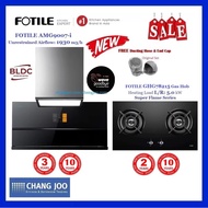 FOTILE AMG 9007-i Chimney Hood 1850 m3/h Unrestrained Airflow ( DC Inverter Motor )+ GHG78215 Gas Ho