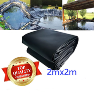 【300 /500ไมครอน】พลาสติกปูบ่อ ผ้ายางปูบ่อปลา HDPE เสริม UV หนา ผ้าใบปูบ่อ ผ้ายางบ่อสีดำ ผ้าใบบ่อ ฝาบ่