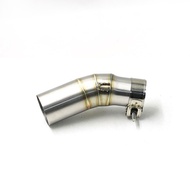 Motorcycle Exhaust middle pipe for Kawasaki Z250 Z300 Ninja 250R Ninja 300 NJ 400 Ninja 400 Slip On 