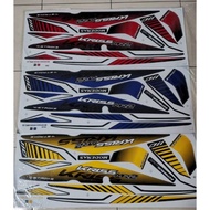 Stripe Sticker Cover Set Modenas Kriss MR2 (2) Blue / Red / Yellow MR 2