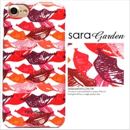 【Sara Garden】客製化 手機殼 蘋果 iPhone6 iphone6S i6 i6s 手繪 紅唇 嘴唇 保護殼 硬殼