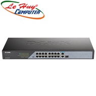 Dlink DSS-100E-18P 16-port 10/100M network switch with 16 PoE Ports