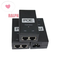 RALPH POE Power Injector, 24V/48V 0.5A 100Mbps POE Power Supply, Router Power Supply IEEE802.3af/at 