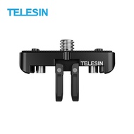 Hợp kim nhôm giá tháo nhanh Adapter cho insta360 X4 máy ảnh có thể gập lại 1/4 chủ đề mở rộng đế gắn