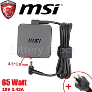 MSI Adapter ของแท้ สำหรับ MSI Modern 14 : MS-14D1 / Modern 14 B110MO B10MW B4MW B5M 65W 4.5 สายชาร์จ