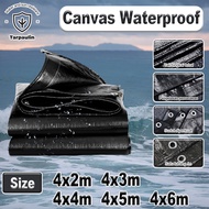 COD PE Tarpaulin canvas 2X4M 3X4M 3X5M 4X4M 4X5M 4X6M Tricycle sunshade Canvas canopy  Canopy sunsha