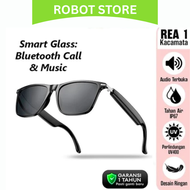 ROBOT REA1 Kaca Mata Smart Glasses Headset Bluetooth Multifungsional