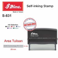 Shiny Stamp S-831 (Shiny square shape S831 Type S 831)