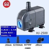 【DURABLE】 SUNSUN Submersible Water Pump HJ-500/HJ-600/HJ-1100/HJ-1500/HJ-2000/HJ-2500/HJ-3000/ HJ-45