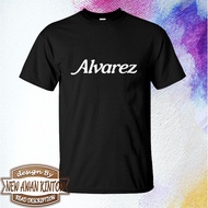 T-Shirt Alvarez Guitar Logo Men Black Color Men