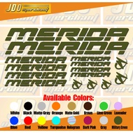 Merida Bike 2 Vinyl Stickers Decals