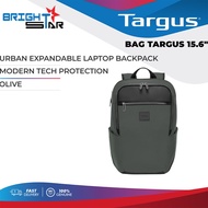 BAG TARGUS 15.6" / URBAN EXPANDABLE LAPTOP BACKPACK / MODERN TECH PROTECTION / OLIVE /