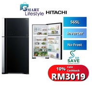 Hitachi Big 2 Glass Series Refridgerator (565L ) R-VG660P7M -1