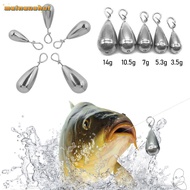 MAINAUSHUI Fishing Weight Sinker Sports Entertainment Line Sinkers 3.5/5.3/7/10.5/14g Water Drop Fis