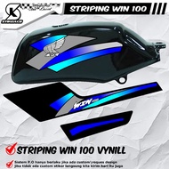 HONDA Win 100 44 striping sticker, body striping variation custom WINHONDA