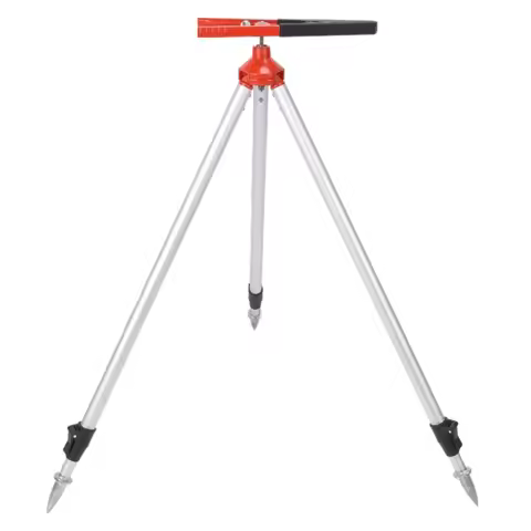 Alligator Clamp Survey Tripod With Clip Ball-And-Socket Head For Prism GPS Pole Rod Ranging Pole QPP