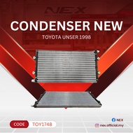 (🔥Promosi Set🔥 CONDENSER  NEW TOYOTA UNSER 1998 (ADD ON: COMPRESSOR DAN RECEIVER DRIER)