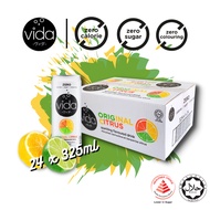 [Vida] [Zero Calories/ Zero Sugar / Zero Coloring] Original Citrus 325ml x 24