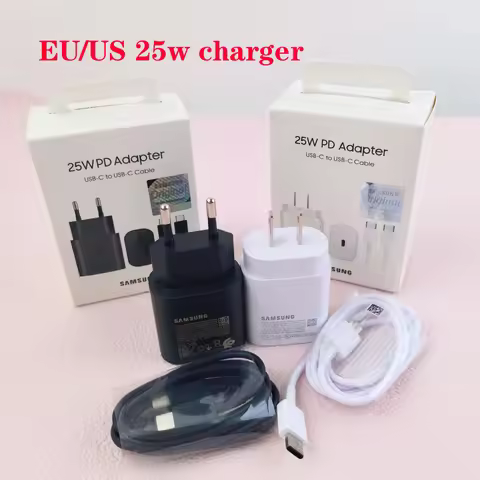 Samsung A17 A16 25W PD Fast Charger Usb Type C Cargador For Galaxy S25 S23 S24 Plus A54 F36 F16 A26 