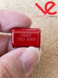 1 BUAH MILAR 105 630V KAPASITOR MILAR 105J 630V MYLAR 630 VOLT