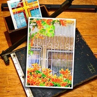 老屋顏 – 鐵窗花明信片 – 154 高雄/炮仗花