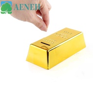 AENEH Coin Bank Creative Plastic Bullion Prop Children Birthday Gifts Gold Brick Gold Bullion Bar Sa