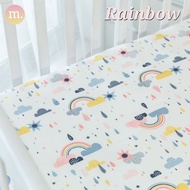 Premium Quality 100% Cotton Baby Fitted Mattress Cover (120cm x 60cm) Cadar Tilam Baby 婴儿床单