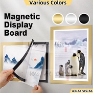 A3/A4/A5/A6Magnetic Frame Display Board Wall Sticker Photo Certificate Framework Wall Magnetic Frame