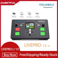 free phissing FEELWORLD LIVEPRO L1 V1 Multi Format Video Mixer Switcher 4xHDMI Inputs Camera Product