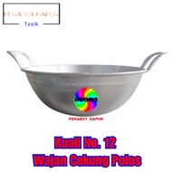 No. 12 Concave Frying Pan or Tasikmalaya Kuwung Concave Wok Pan Kuwali Frying Pan Concave Aluminum F