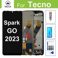6.6" LCD Display For Tecno Spark Go 2023 BF7 BF7n Touch Screen Digitizer Assembly With Frame Replace