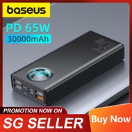 💎✅SG SELLER READY STOCK💎Baseus Power Bank 30000mAh 65W PD3.0 Quick Charging 3.0 FCP SCP Portable External Battery Travel