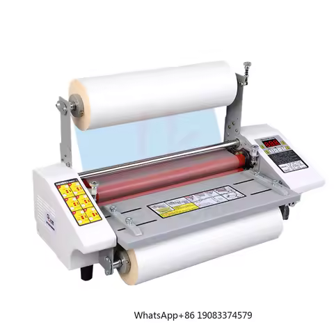 Electric Desktop A3 A2 Paper Laminating Machine Four Roller Cold Hot Laminator for Film & Photo Engl