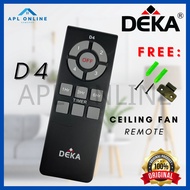 Deka D3 R3 / D4 R4 / DN 3 or 4 Speed Remote Control Remote Kipas Ciling Deka