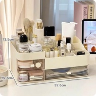 Cosmetic shelf, 2-tier cosmetic shelf, desktop cosmetic tray, desk pen holder