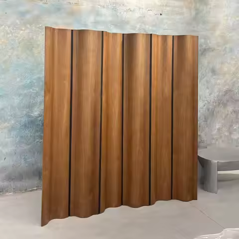 Chinese Style Wooden Room Divider Antique Partition Screen Byobu Modern Luxury Hotel Restaurant Livi